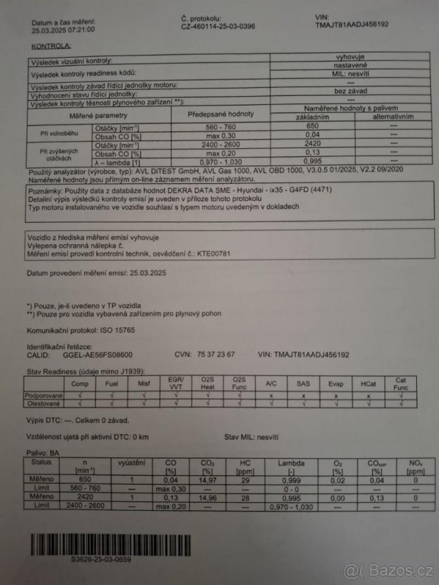 Hyundai ix35 1,6   GDi, 99kW, r.v. 2013