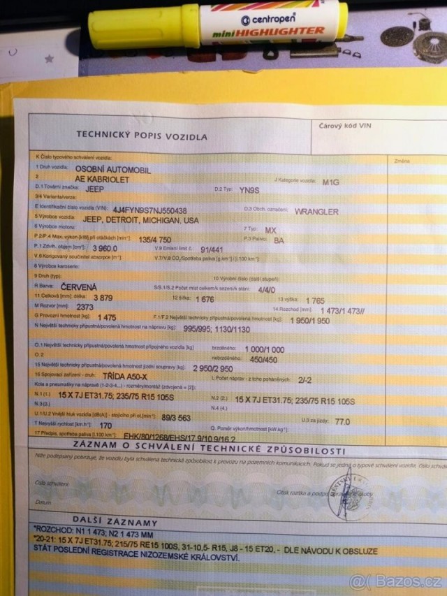 Jeep Wrangler 4,4   rv 92