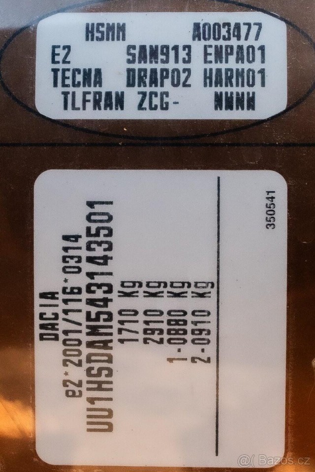 Dacia Duster 1,6   77 kw 2010 klima tažné z